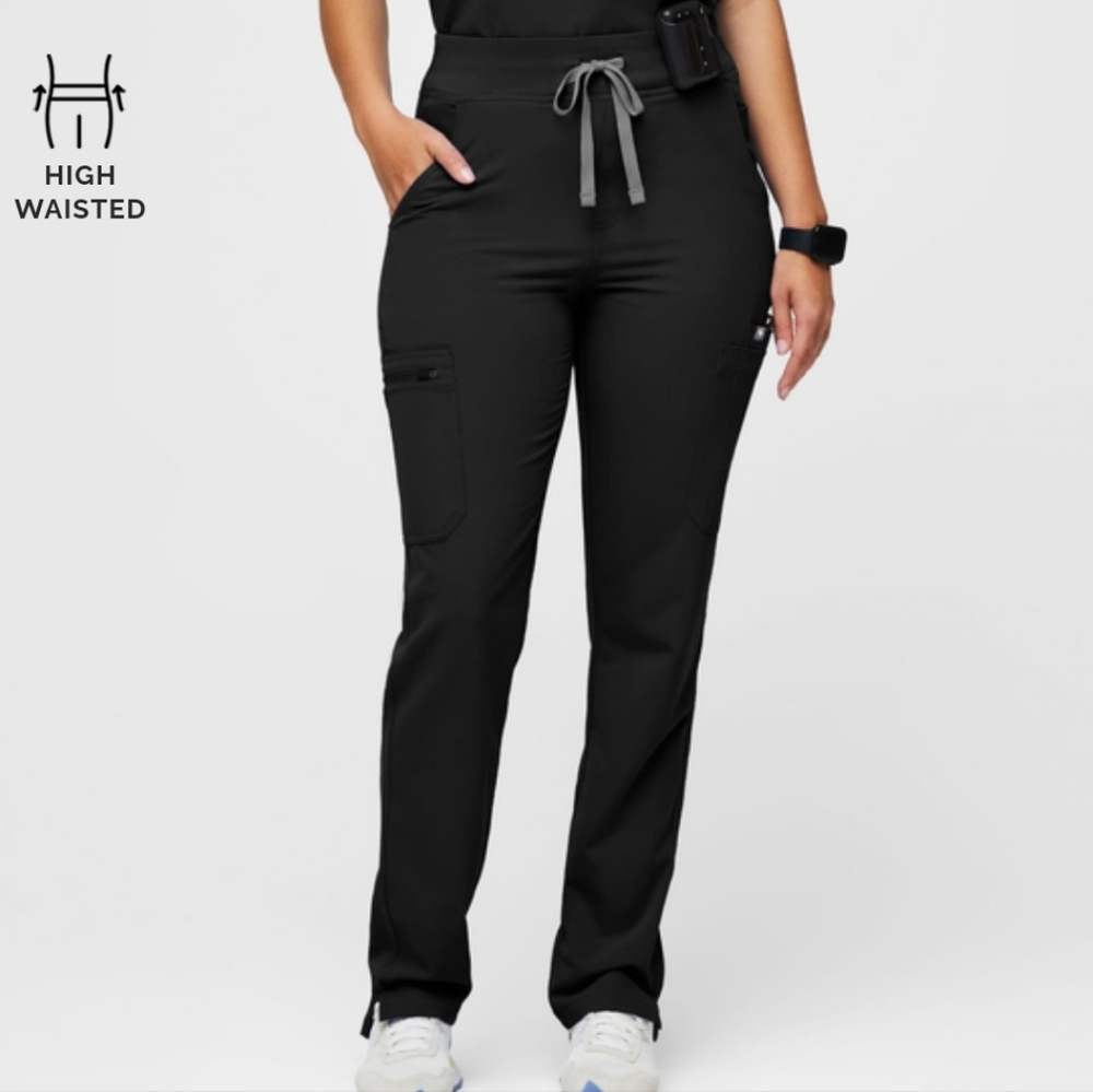 Figs Yola High-Waisted Skinny Scrub Pants